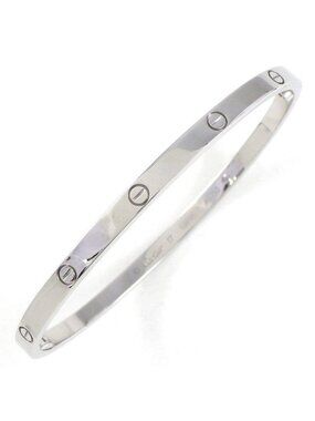 Cartier Bracelet Love Small Model SM 18k White Gold 17